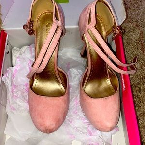 Pink 6 inch heels